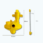 REGULADOR DE PRESIÓN DE AGUA  PARA AVESa  ABS VAl- CO NIVELADOR - Imagen 2