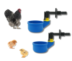 Bebedero automático pollos,gallinas aves  jaula - Imagen 8