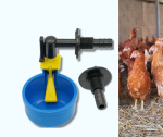 Bebedero automático pollos,gallinas aves  jaula - Imagen 6