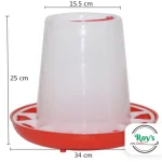 Comedero para pollo de 6kg con tapa - Imagen 3