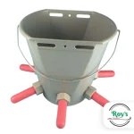 Balde 8 litros para leche 5 tetinas ternero
