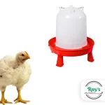 Bebedero con asa y patas de 6 litros para pollo