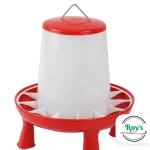 Comedero para gallinas pollos aves 6kg con asa y patas