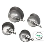 Bebedero automático cerdo lechón tipo tazón acero inox 13cm - Imagen 4