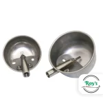 Bebedero automático cerdo lechón tipo tazón acero inox 13cm
