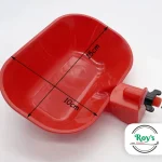 Bebedero Automático Basculante para Aves (Rojo)