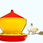 COMEDERO PARA POLLO INFANTIL CON REJILLA Y TAPA 5KG