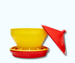 COMEDERO PARA POLLO INFANTIL CON REJILLA Y TAPA 5KG - Imagen 3